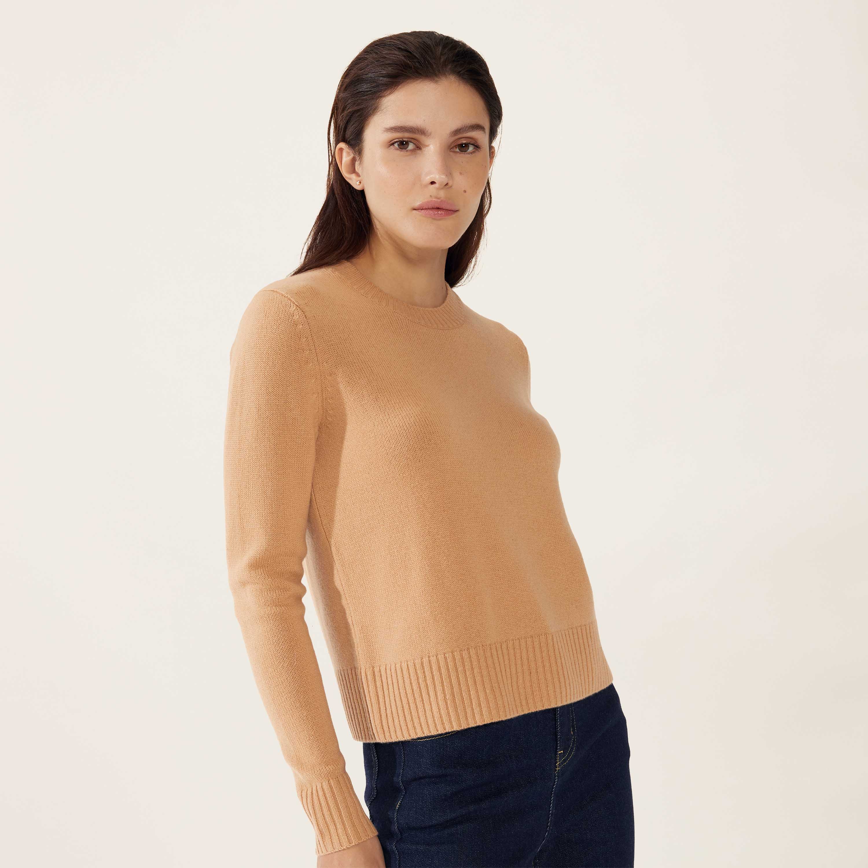 Mila Cashmere Boxy Crop Sweater