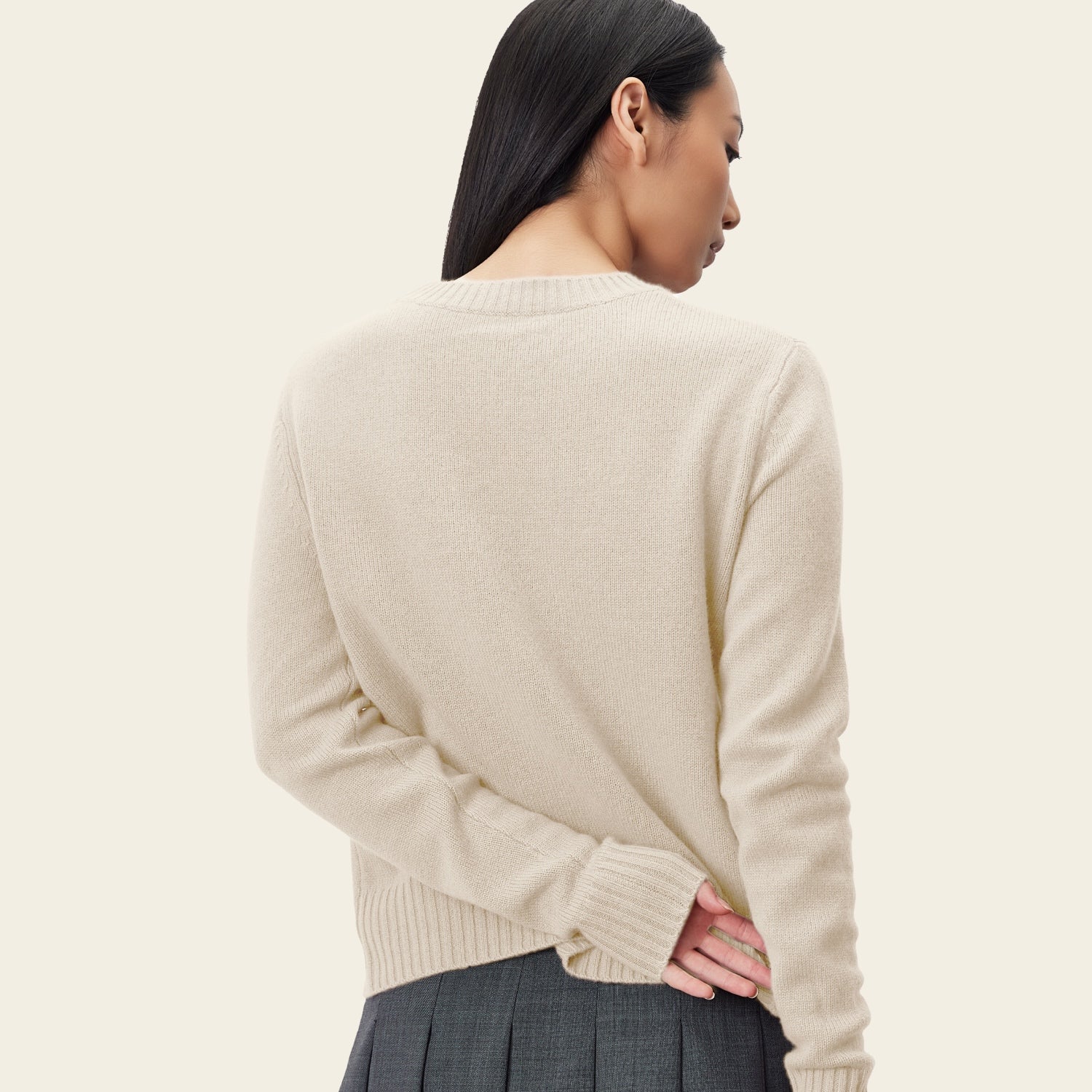 Mila Cashmere Boxy Crop Sweater