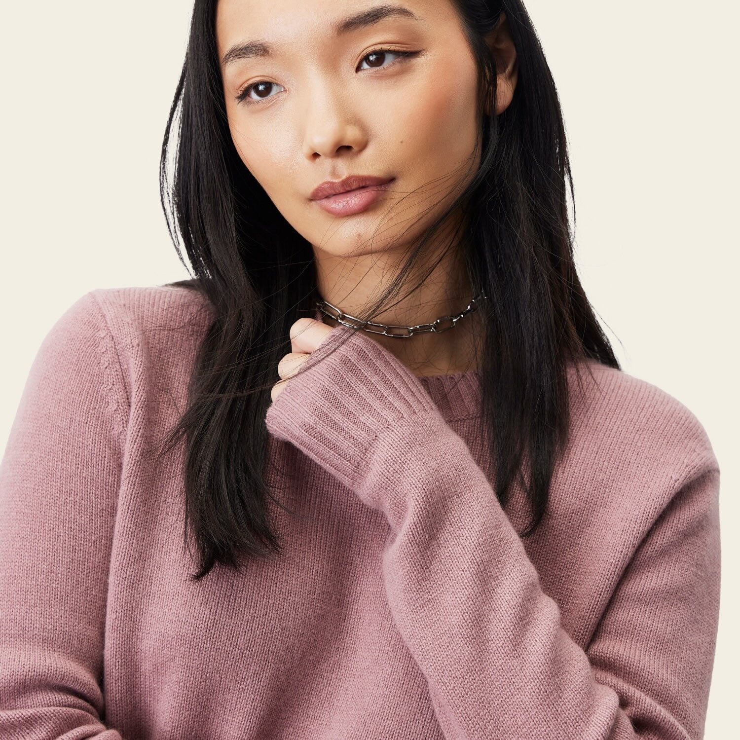 Mila Cashmere Boxy Crop Sweater