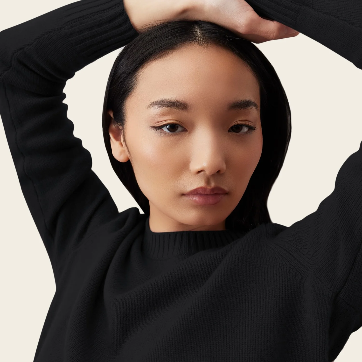 Mila Cashmere Boxy Crop Sweater
