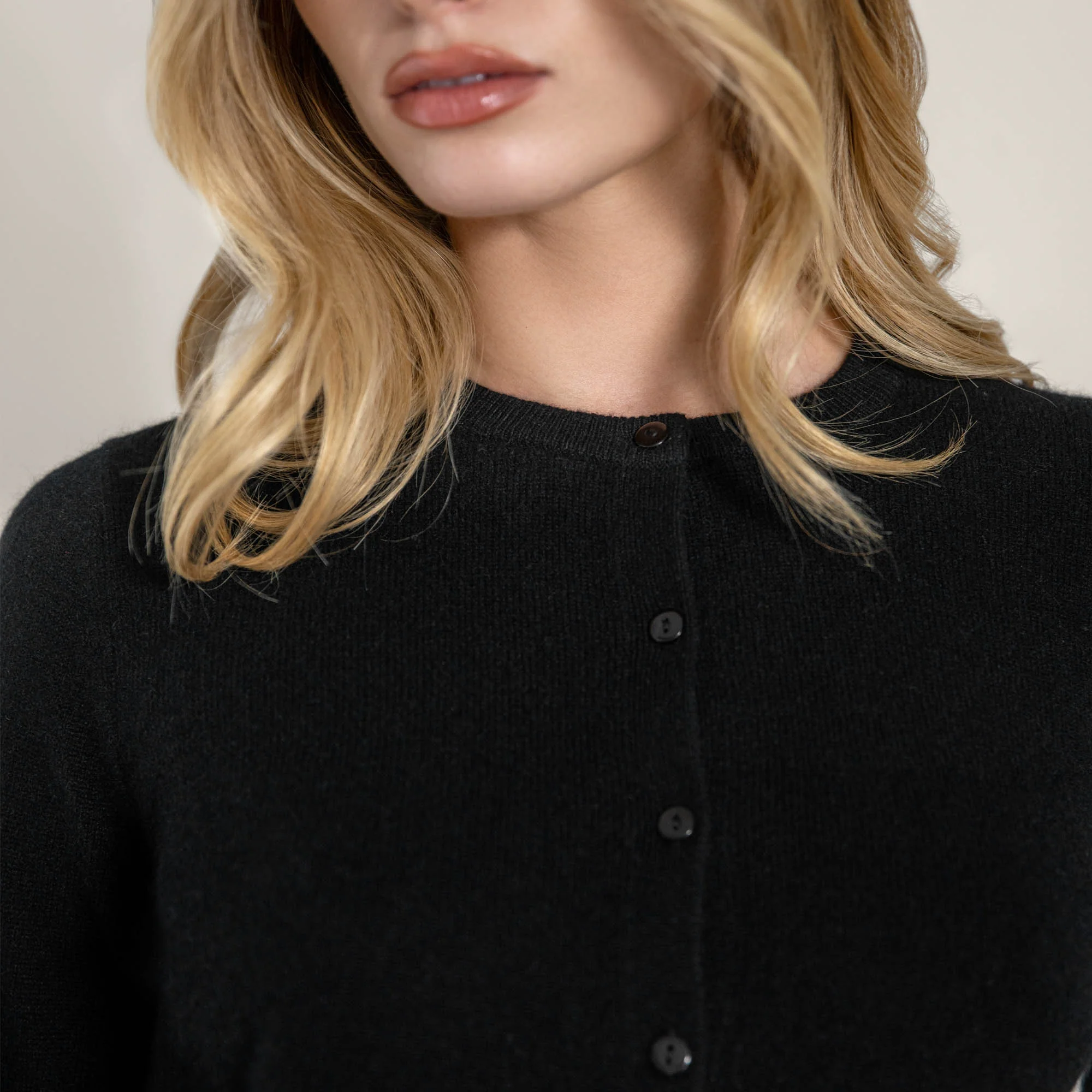 Sadie Cashmere Crew Cardigan