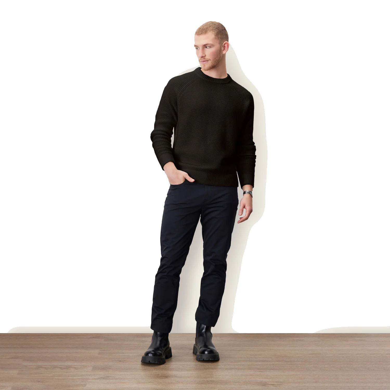 Aidan Chunky Cashmere Crewneck
