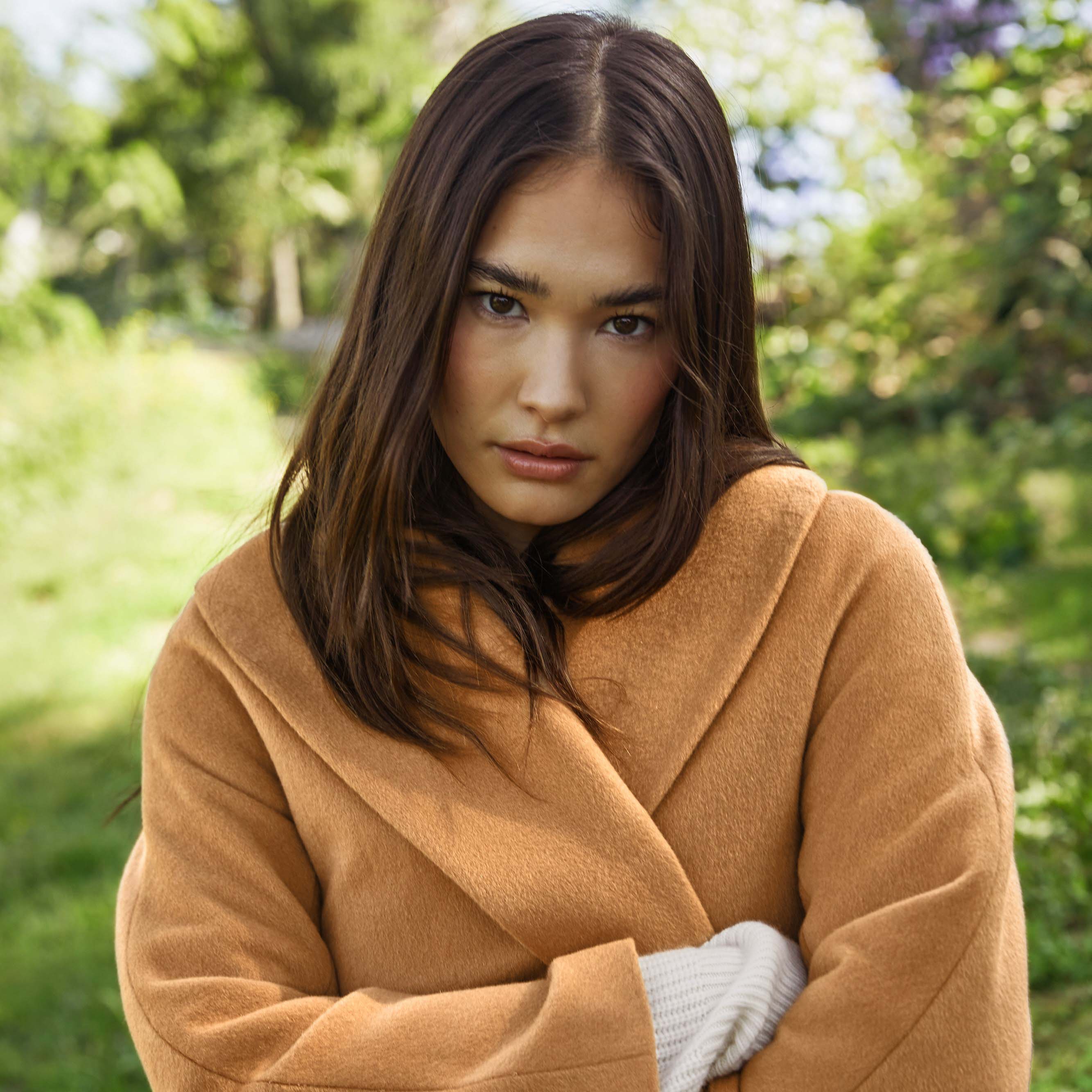 Brigette Cashmere-Wool Robe