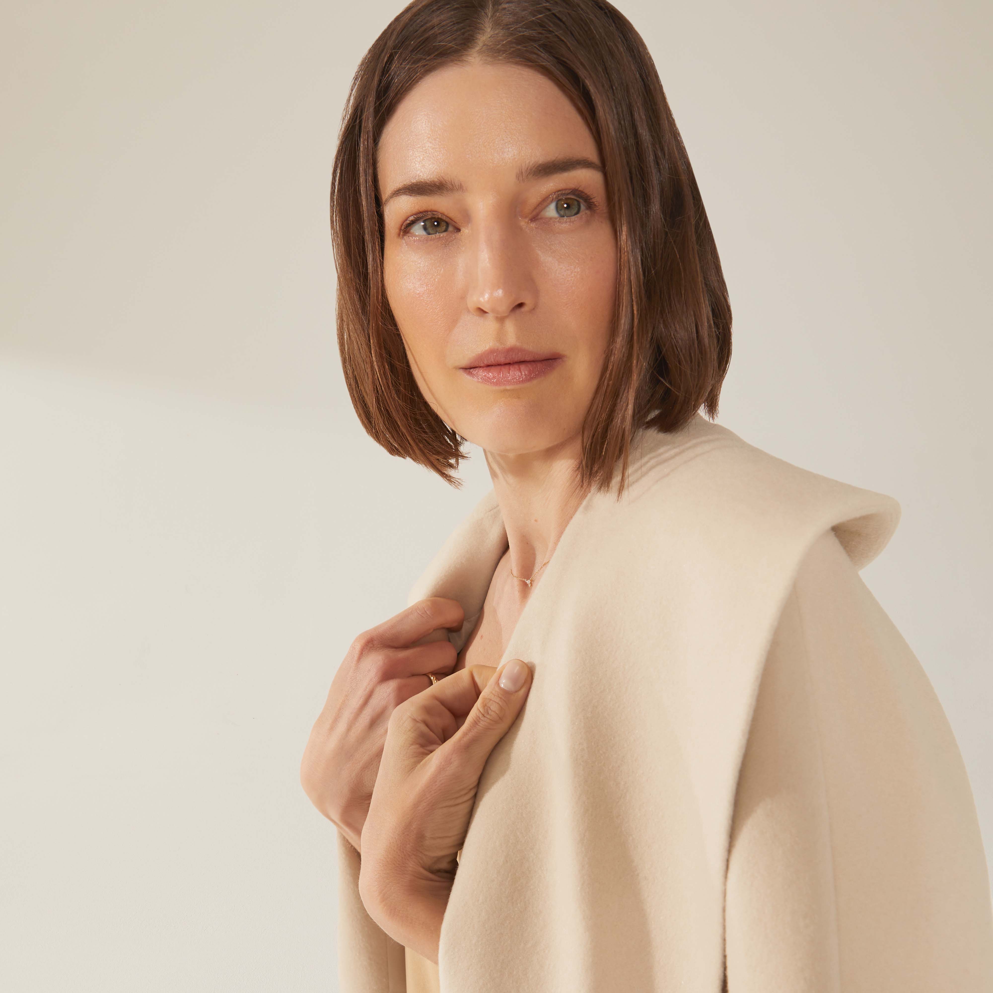 Brigette Cashmere-Wool Robe