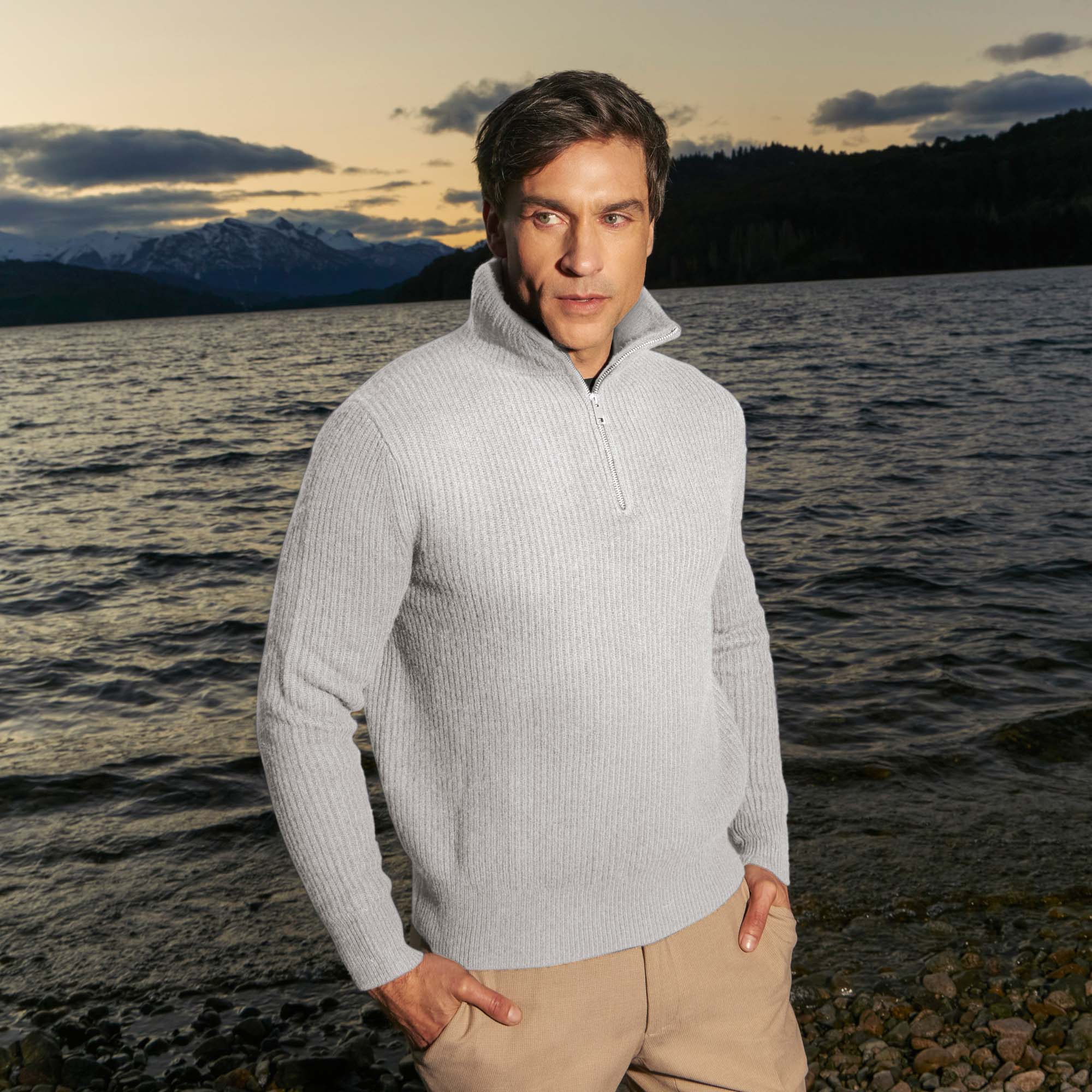 1182-shane-chunky-cashmere-quarter-zip-pullover-1.jpg Shane Chunky Cashmere Quarter Zip Pullover