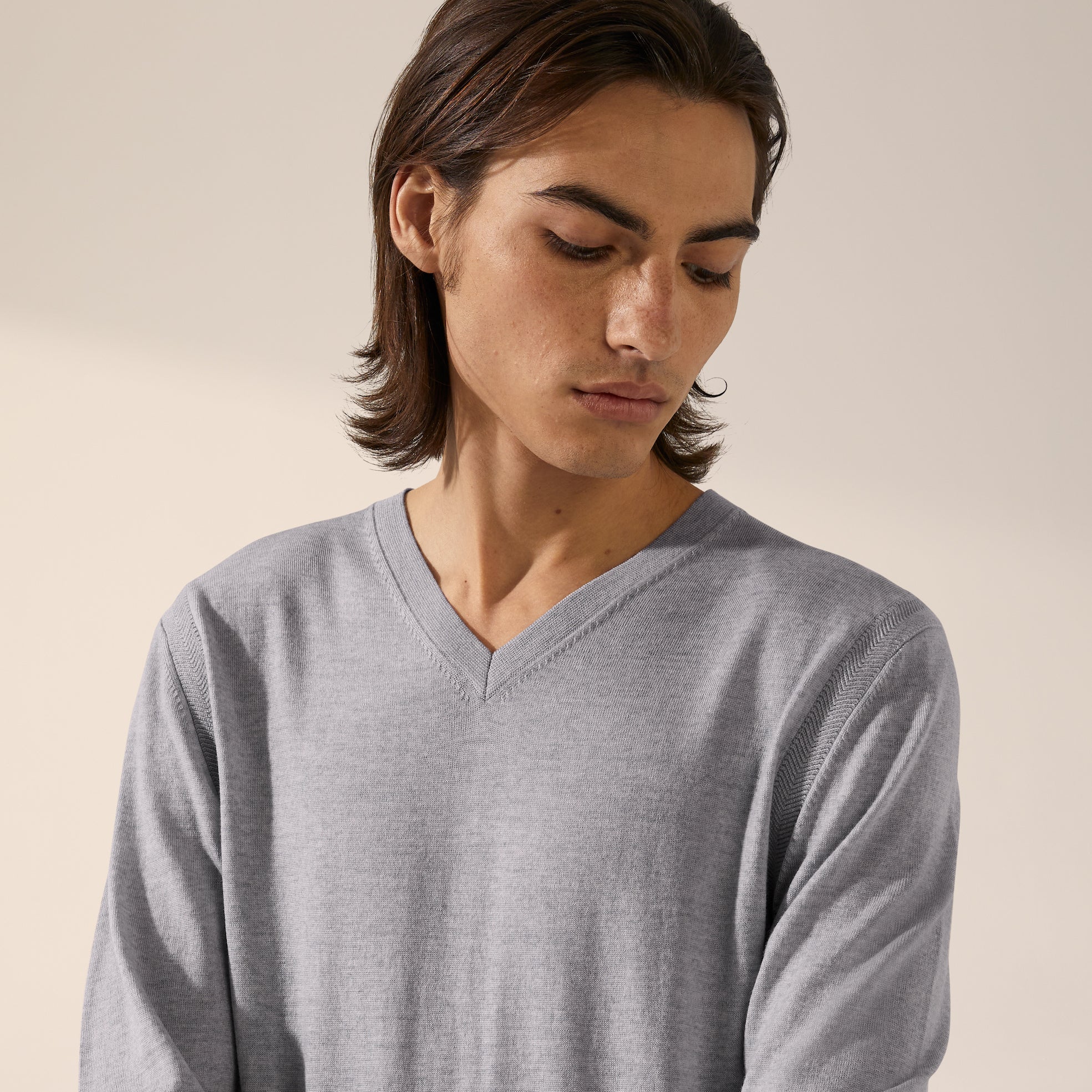 Cole Merino Lightweight V-Neck Sweater
