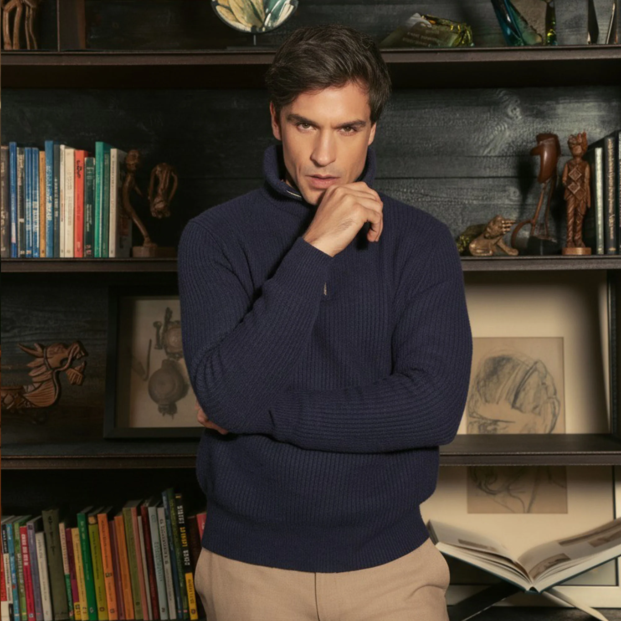 1311-shane-cashmere-quarter-zip-pullover-1.webp Shane Cashmere Quarter Zip Pullover