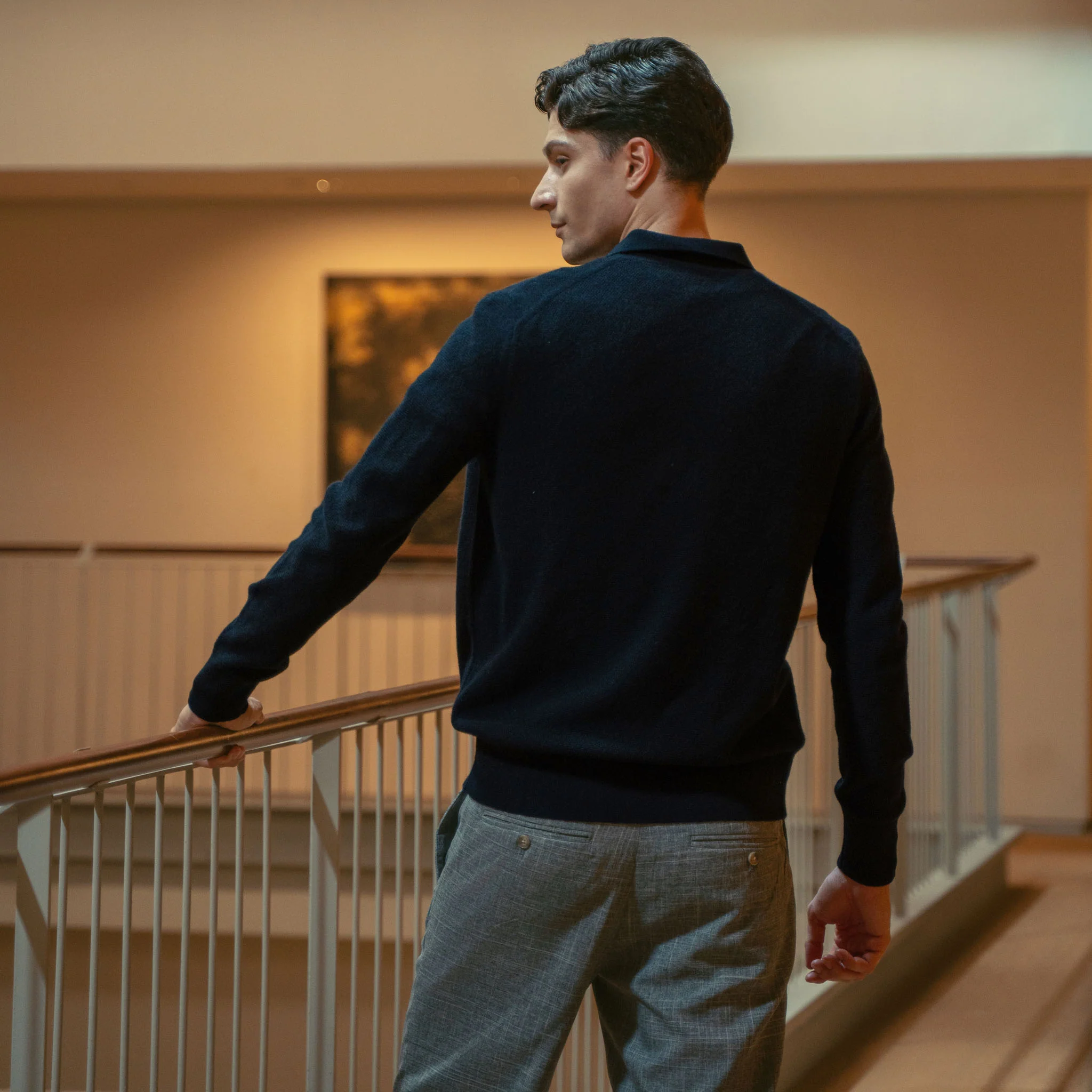 1334-olivier-textured-cashmere-long-sleeve-polo-4.webp Olivier Textured Cashmere Long Sleeve Polo