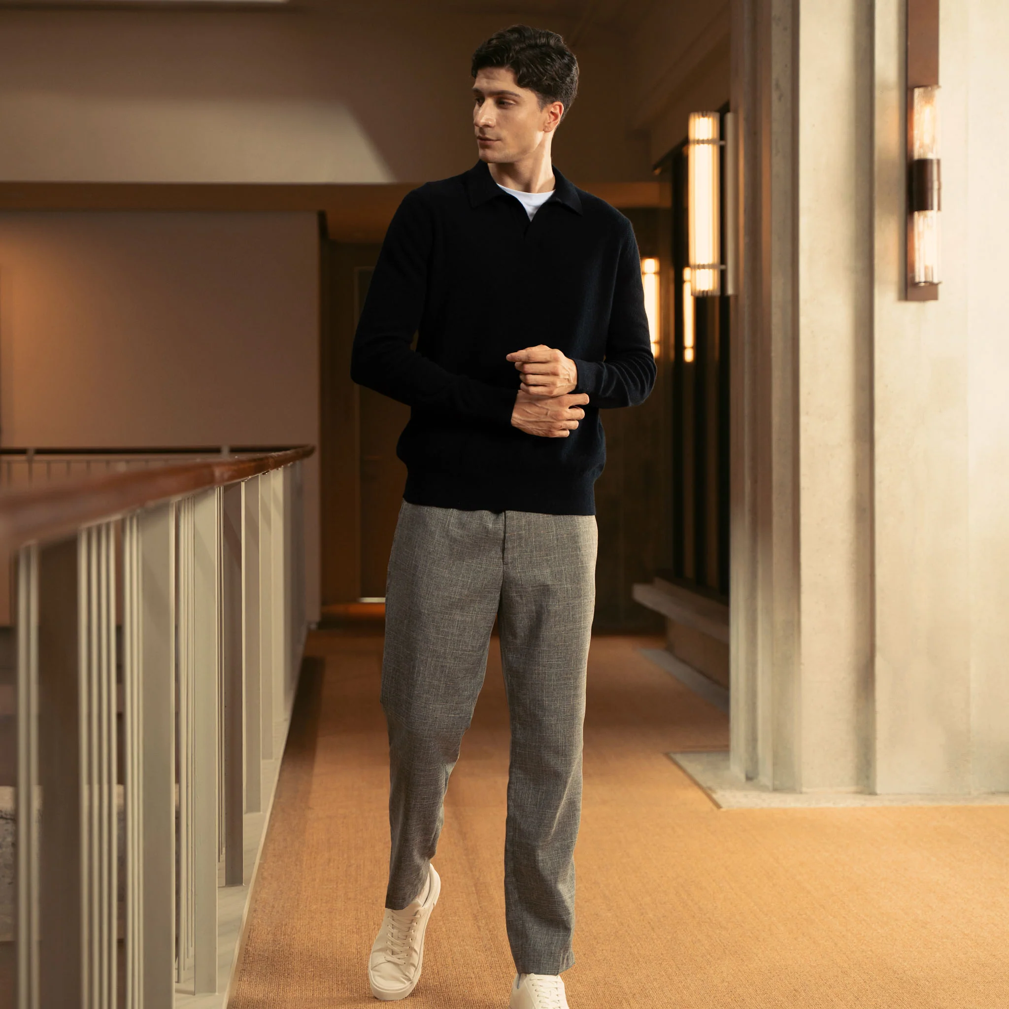 1334-olivier-textured-cashmere-long-sleeve-polo-5.webp Olivier Textured Cashmere Long Sleeve Polo
